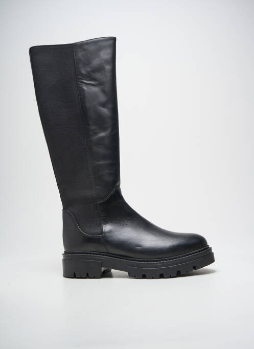 Bottes bout rond talon de 4 à 6cm noir MYMA femme