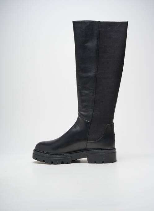 Bottes bout rond talon de 4 à 6cm noir MYMA femme