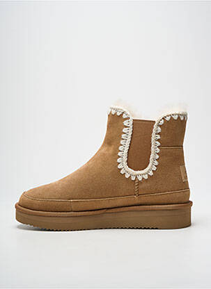Bottines/boots fourrée talon plat jusqu'à 3cm marron SWEET HERITAGE femme