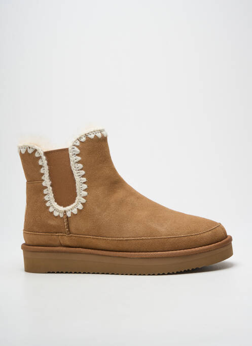 Bottines/boots fourrée talon plat jusqu'à 3cm marron SWEET HERITAGE femme