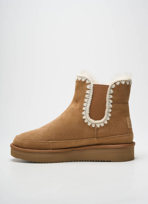 Bottines/boots fourrée talon plat jusqu'à 3cm marron SWEET HERITAGE femme