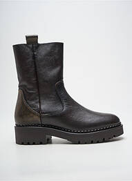 Bottines/boots matière lisse talon de 4 à 6cm marron COCO ET ABRICOT femme