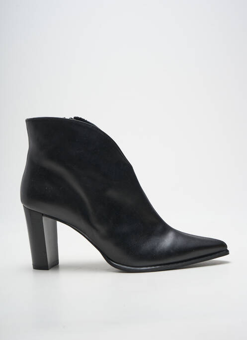 Bottines/boots bout pointu talon de 7 à 9cm noir MYMA femme