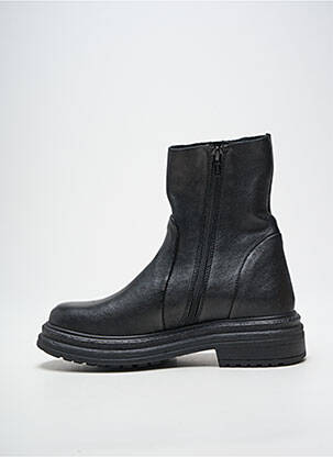 Bottines/boots matière lisse talon de 4 à 6cm noir ALIWELL femme