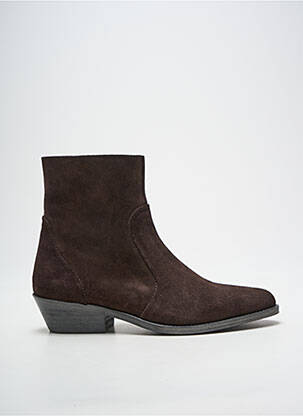 Bottines/boots bout pointu talon de 4 à 6cm marron ALIWELL femme