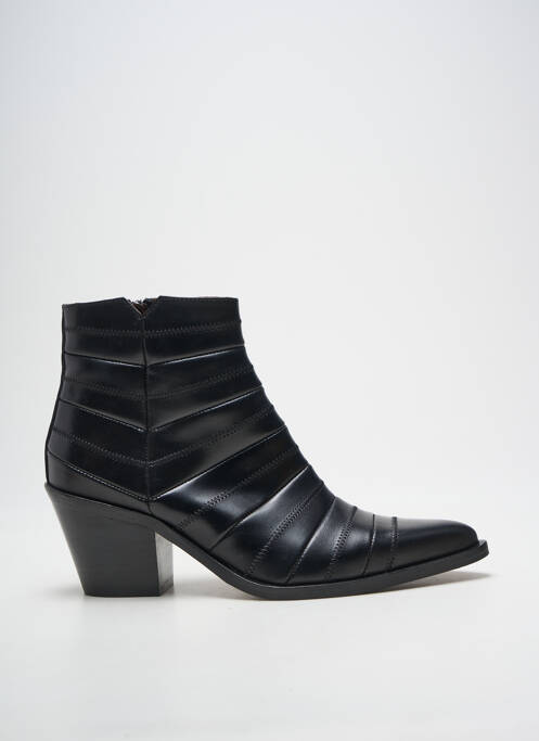 Bottines/boots bout pointu talon de 4 à 6cm noir MURATTI femme