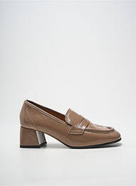 Mocassins carré talon de 4 à 6cm marron ROSEMETAL femme