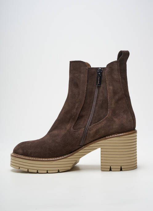 Bottines/boots talon bottier talon de 7 à 9cm marron ROSEMETAL femme