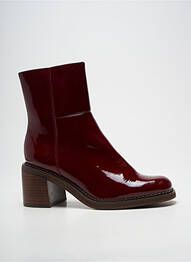 Bottines/boots talon bottier talon de 7 à 9cm rouge MAM'ZELLE femme
