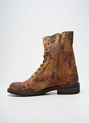 Bottines/boots talon bas talon plat jusqu'à 3cm marron REPUBLYKA femme