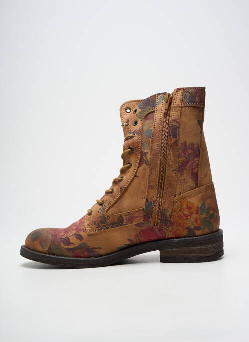 Bottines/boots talon bas talon plat jusqu'à 3cm marron REPUBLYKA femme