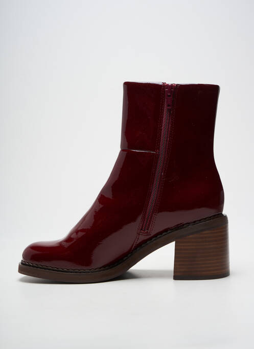 Bottines/boots talon bottier talon de 7 à 9cm rouge MAM'ZELLE femme