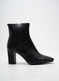 Bottines/boots tissage satiné talon de 7 à 9cm gris GIULIA femme