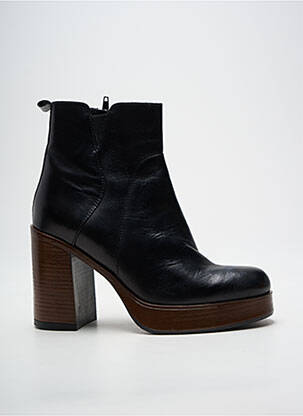 Bottines/boots talon bottier talon haut de 10cm et plus noir ELUE PAR NOUS femme