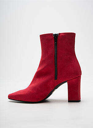 Bottines/boots bout pointu talon de 7 à 9cm rose GIULIA femme