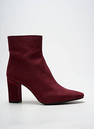 Bottines/boots bout pointu talon de 7 à 9cm violet GIULIA femme
