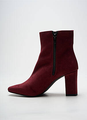 Bottines/boots bout pointu talon de 7 à 9cm violet GIULIA femme