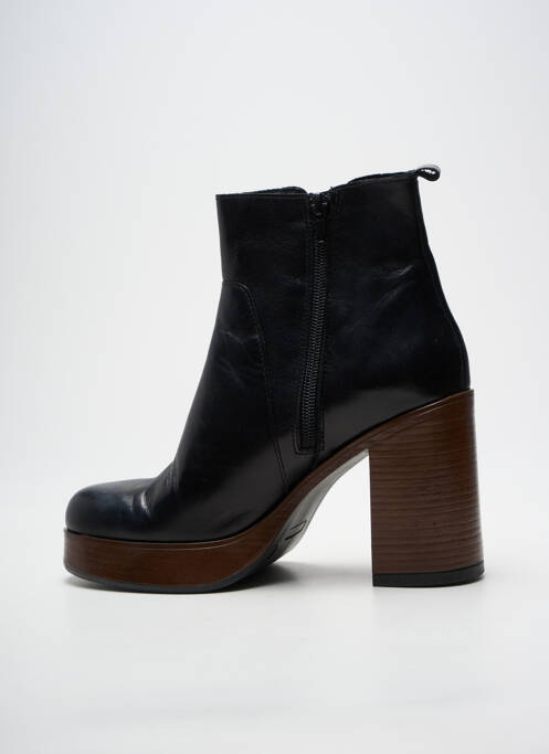 Bottines/boots talon bottier talon haut de 10cm et plus noir ELUE PAR NOUS femme