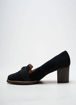 Mocassins type de semelle amortissante talon de 4 à 6cm noir MTNG femme