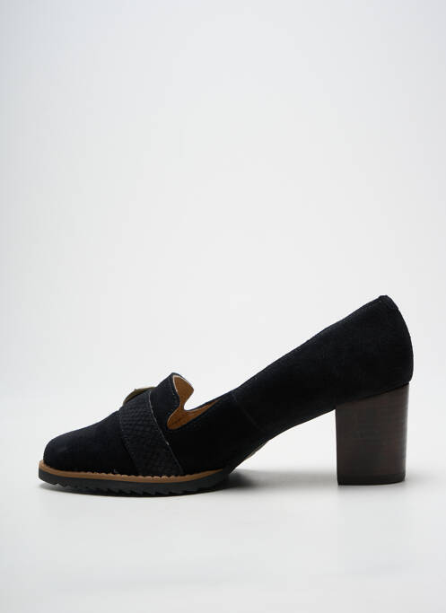 Mocassins type de semelle amortissante talon de 4 à 6cm noir MTNG femme