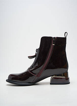 Bottines/boots bout rond talon de 4 à 6cm violet METAMORF'OSE femme