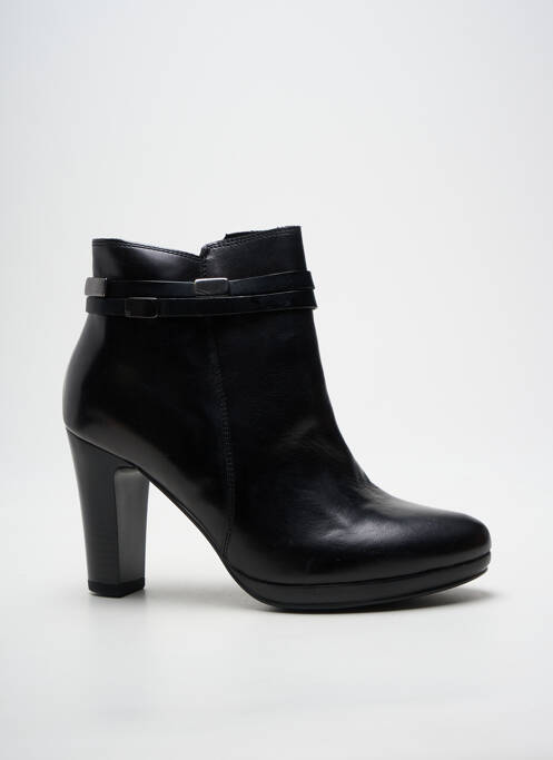 Bottines/boots bout rond talon de 7 à 9cm noir ELUE PAR NOUS femme