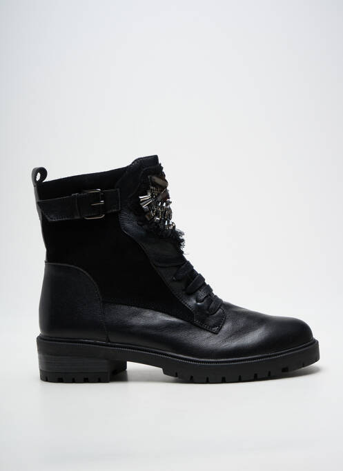 Bottines/boots talon bas talon plat jusqu'à 3cm noir KARSTON femme