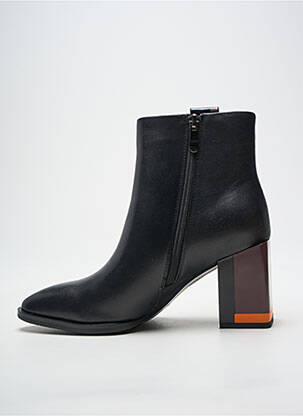 Bottines/boots bout pointu talon de 7 à 9cm noir METAMORF'OSE femme