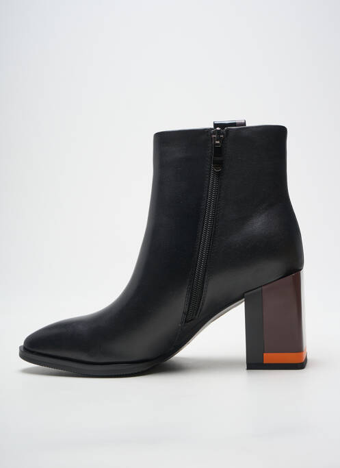 Bottines/boots bout pointu talon de 7 à 9cm noir METAMORF'OSE femme