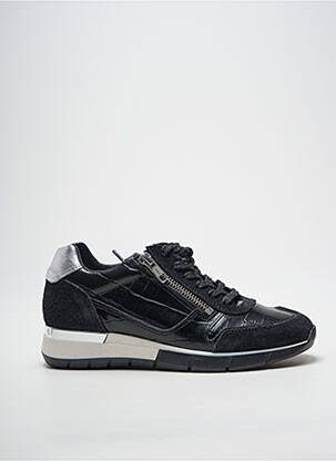 Baskets fermeture zip et lacets talon plat jusqu'à 3cm noir REBELLES femme