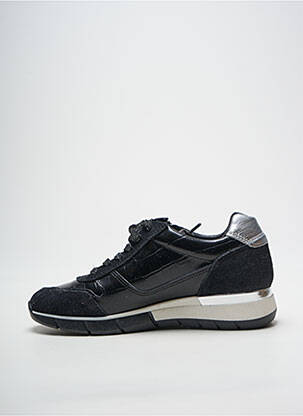 Baskets fermeture zip et lacets talon plat jusqu'à 3cm noir REBELLES femme