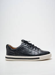 Baskets semelle amovible talon plat jusqu'à 3cm noir UNSTRUCTURED BY CLARKS femme