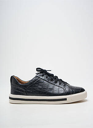 Baskets semelle amovible talon plat jusqu'à 3cm noir UNSTRUCTURED BY CLARKS femme