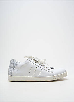 Baskets fermeture zip et lacets talon plat jusqu'à 3cm argent BELLAMY femme