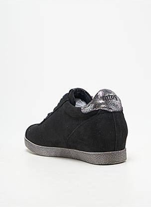 Baskets talon compensé talon de 4 à 6cm noir MTNG femme
