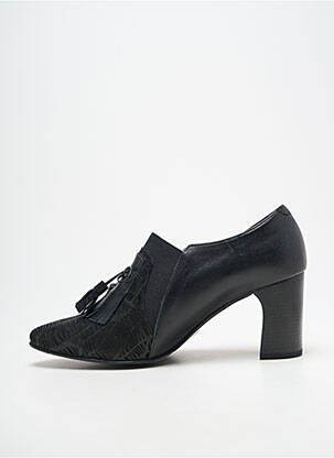 Derbies impression talon de 7 à 9cm noir ARIMA femme