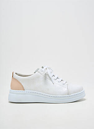 Baskets bout rond talon plat jusqu'à 3cm blanc CAMPER femme
