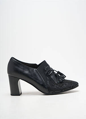Derbies impression talon de 7 à 9cm noir ARIMA femme