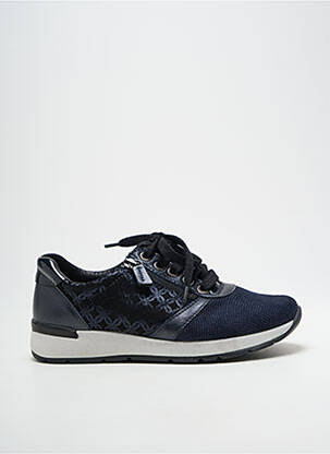 Baskets fermeture zip et lacets talon plat jusqu'à 3cm bleu ALTEX femme