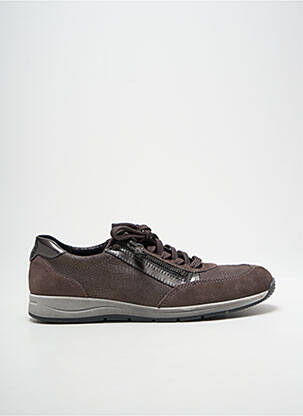 Baskets fermeture zip et lacets talon plat jusqu'à 3cm gris ALTEX femme