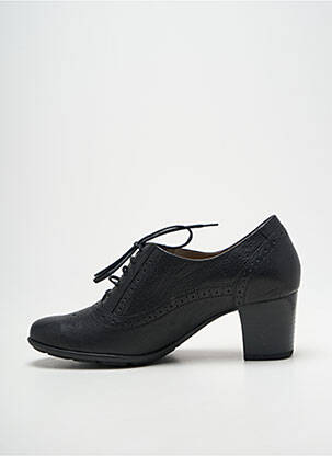 Derbies bout rond talon de 4 à 6cm noir MEPHISTO femme