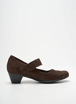 Escarpins cubain talon de 4 à 6cm marron MEPHISTO femme