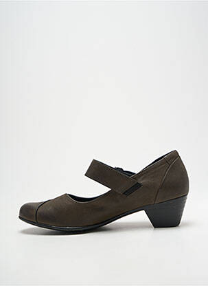 Escarpins cubain talon de 4 à 6cm gris MEPHISTO femme