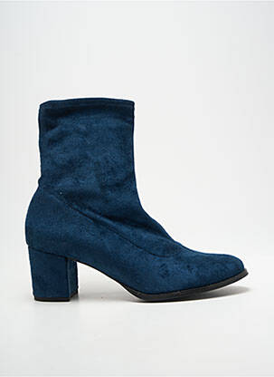 Bottines/boots talon bottier talon de 4 à 6cm bleu REBELLES femme