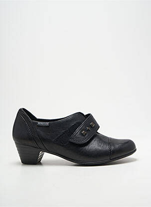 Derbies tissage satiné talon de 4 à 6cm noir MEPHISTO femme