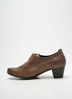 Derbies cubain talon de 4 à 6cm marron MEPHISTO femme