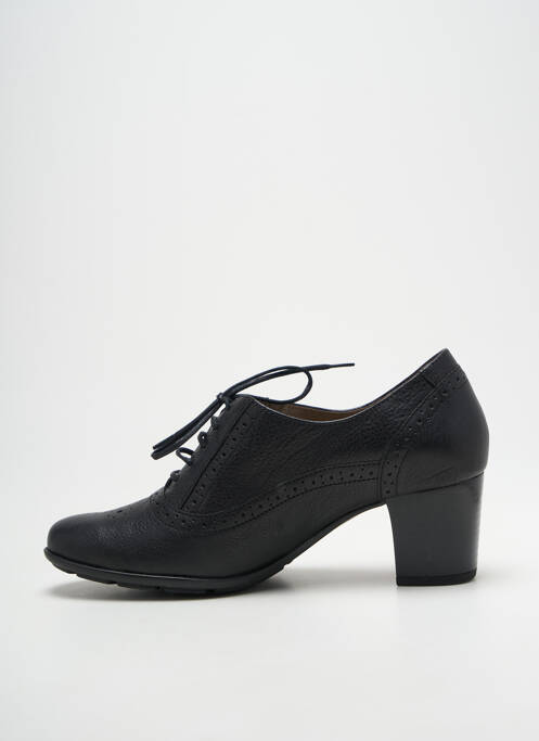Derbies bout rond talon de 4 à 6cm noir MEPHISTO femme