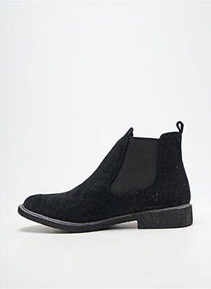 Bottines/boots talon bas talon plat jusqu'à 3cm noir ELUE PAR NOUS femme