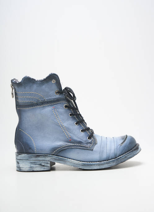 Bottines/boots talon bas talon plat jusqu'à 3cm bleu MACIEJKA OBUWIE femme