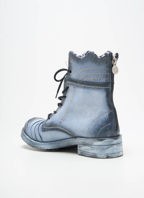 Bottines/boots talon bas talon plat jusqu'à 3cm bleu MACIEJKA OBUWIE femme